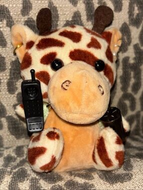KB plush keychain y2k giraffe phone Diet Coke velour backpack cute girly gift